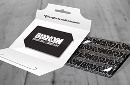 Custom Printed Top Fold Gift Card Holder with Pocket - eCard Systems